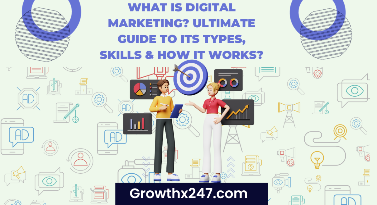 What Is Digital Marketing? Ultimate Guide To Its Types, Skills & How It Works?
